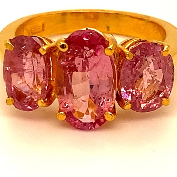 Tajikistan Spinel 6.75ct Solid 22K Gold Ring - Picture 7 of 7
